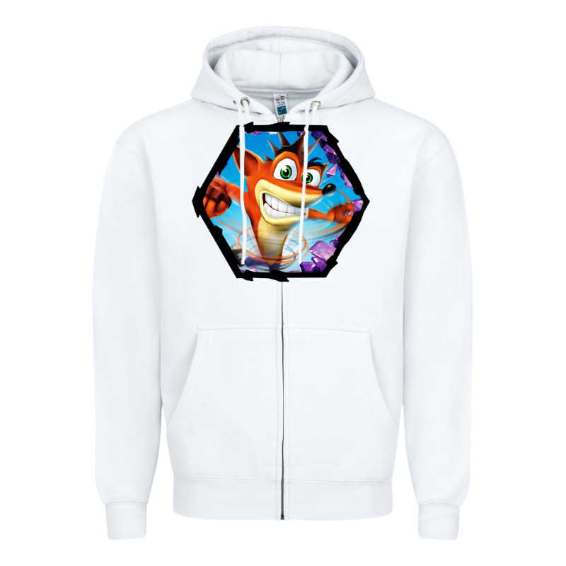 Crash Bandicoot Legends Zipper Hoodie by linhVisuals | Teevron