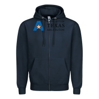 Navy The university of texas at arlington Zipper Hoodie - linhVisuals