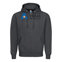 Smoke The university of texas at arlington Zipper Hoodie - linhVisuals