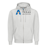 Dove Grey The university of texas at arlington Zipper Hoodie - linhVisuals