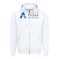 White The university of texas at arlington Zipper Hoodie - linhVisuals