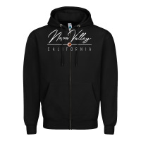 Black napa valley ca t shirt Zipper Hoodie - linhVisuals