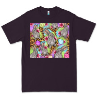 Plum Easter bunnys eggs Premium Tee - OliviaCreatesArt