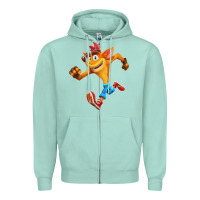 Crash Bandicoot Zipper Hoodie | Teevron