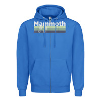True Royal retro hiking boottrail running   mammoth california t shirt Zipper Hoodie - linhVisuals