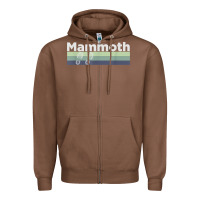 Chestnut retro hiking boottrail running   mammoth california t shirt Zipper Hoodie - linhVisuals