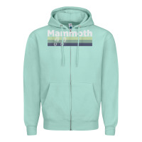Seafoam retro hiking boottrail running   mammoth california t shirt Zipper Hoodie - linhVisuals
