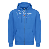 True Royal san diego ca sweatshirt Zipper Hoodie - linhVisuals