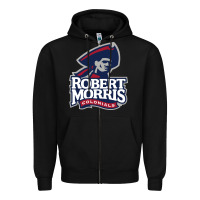 Black the robert morris colonials Zipper Hoodie - linhVisuals