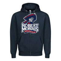 Navy the robert morris colonials Zipper Hoodie - linhVisuals