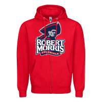Red the robert morris colonials Zipper Hoodie - linhVisuals