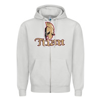 Dove Grey acadie–titan-bathurst Zipper Hoodie - linhVisuals