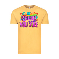 Vintage Mustard Be Proud Of Who You Are Vintage Tee - BundleAndBundleShop