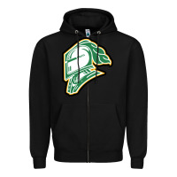 Black knights-london-merch Zipper Hoodie - linhVisuals
