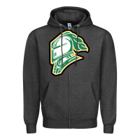 Charcoal Heather knights-london-merch Zipper Hoodie - linhVisuals