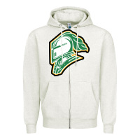 Oatmeal Heather knights-london-merch Zipper Hoodie - linhVisuals