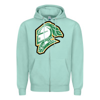 Seafoam knights-london-merch Zipper Hoodie - linhVisuals