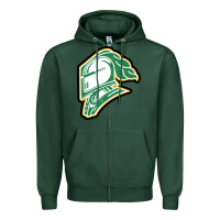 Sports Green knights-london-merch Zipper Hoodie - linhVisuals