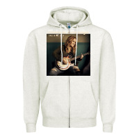 Oatmeal Heather Melissa Etheridge Zipper Hoodie - linhVisuals