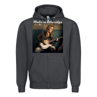 Smoke Melissa Etheridge Zipper Hoodie - linhVisuals