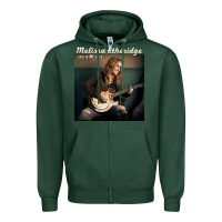 Sports Green Melissa Etheridge Zipper Hoodie - linhVisuals