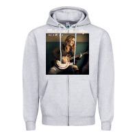 Heather Grey Melissa Etheridge Zipper Hoodie - linhVisuals