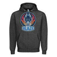 Charcoal Heather coventry blaze Zipper Hoodie - linhVisuals
