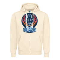 Sandshell coventry blaze Zipper Hoodie - linhVisuals