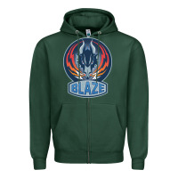 Sports Green coventry blaze Zipper Hoodie - linhVisuals