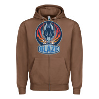 Chestnut coventry blaze Zipper Hoodie - linhVisuals