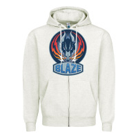 Oatmeal Heather coventry blaze Zipper Hoodie - linhVisuals