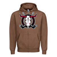 Chestnut deer-red-rebels Zipper Hoodie - linhVisuals