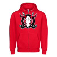Red deer-red-rebels Zipper Hoodie - linhVisuals