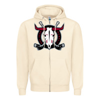Sandshell deer-red-rebels Zipper Hoodie - linhVisuals