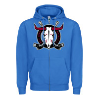 True Royal deer-red-rebels Zipper Hoodie - linhVisuals