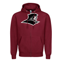 Burgundy providence friars Zipper Hoodie - linhVisuals