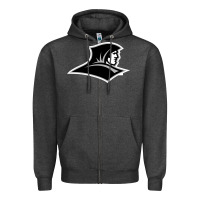Charcoal Heather providence friars Zipper Hoodie - linhVisuals