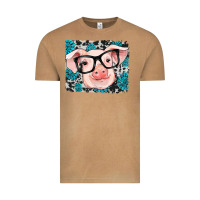 Vintage Camel gemstone and cowhide pig Vintage Tee - RanaPortraitStore