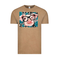 Vintage Coffee gemstone and cowhide pig Vintage Tee - RanaPortraitStore