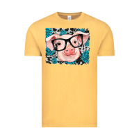 Vintage Mustard gemstone and cowhide pig Vintage Tee - RanaPortraitStore