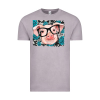 Vintage Zinc gemstone and cowhide pig Vintage Tee - RanaPortraitStore