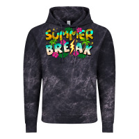 Cloud Black Summer Break Vintage Hoodie - CowhideDigitalArt
