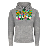 Cloud Rock Summer Break Vintage Hoodie - CowhideDigitalArt