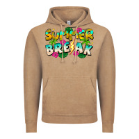 Vintage Coffee Summer Break Vintage Hoodie - CowhideDigitalArt
