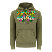 Vintage Olive Summer Break Vintage Hoodie - CowhideDigitalArt
