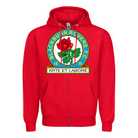 Red rovers black burn fc Zipper Hoodie - linhVisuals