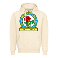 Sandshell rovers black burn fc Zipper Hoodie - linhVisuals