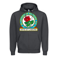 Smoke rovers black burn fc Zipper Hoodie - linhVisuals