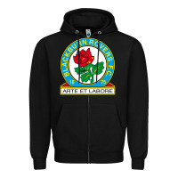 Black rovers black burn fc Zipper Hoodie - linhVisuals