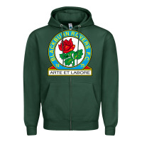 Sports Green rovers black burn fc Zipper Hoodie - linhVisuals